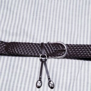 Michael Kors Braided Leather Belt